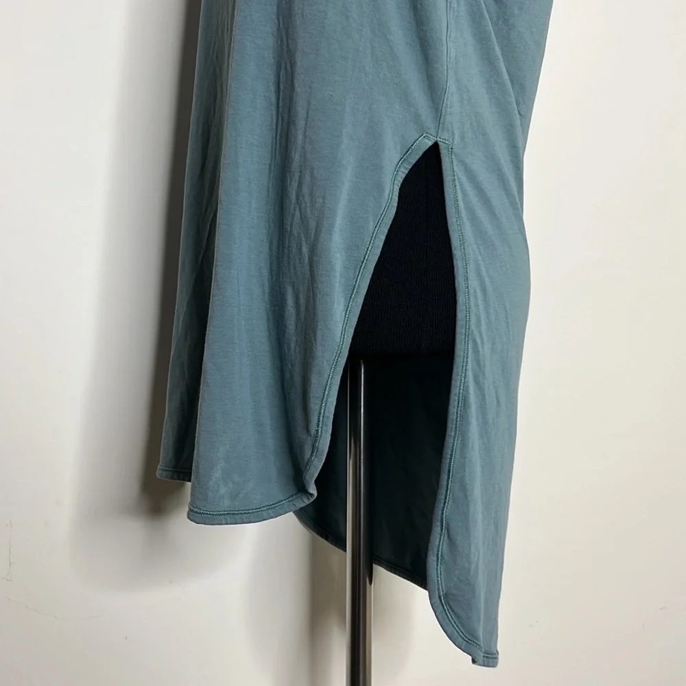 LULULEMON Hi-Low Teal Tank Yoga Top M